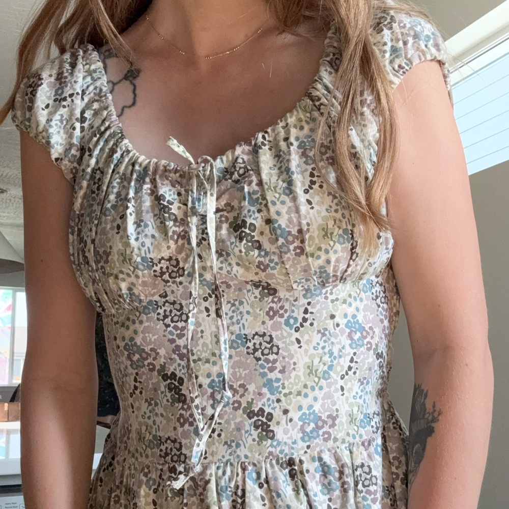 HANDMADE floral dress